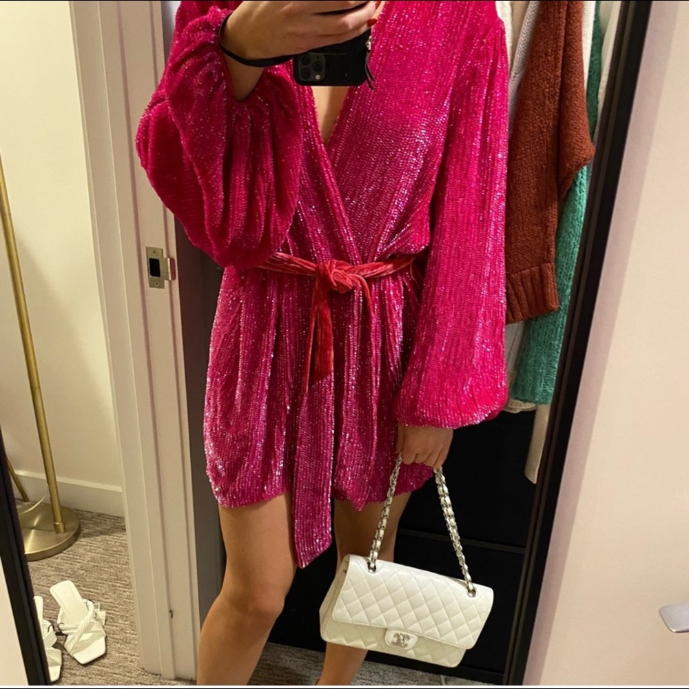 Retrofete sequin robe